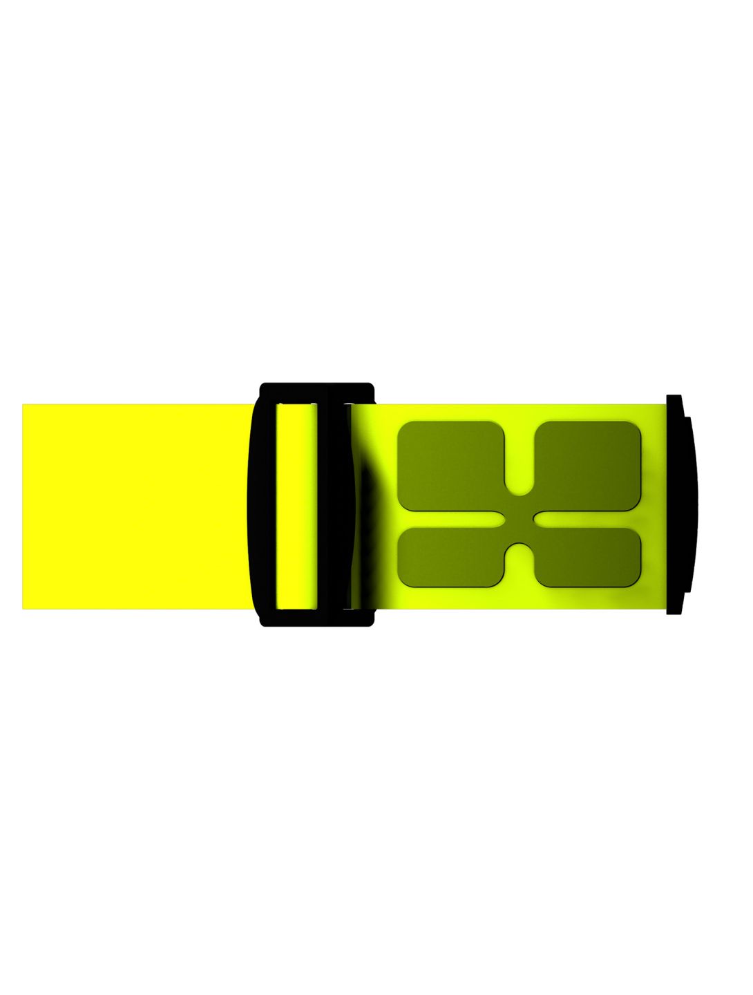 Aphex, Strap mascherina da sci unisex Lemon Neon - Logo Lemon Neon giallo 