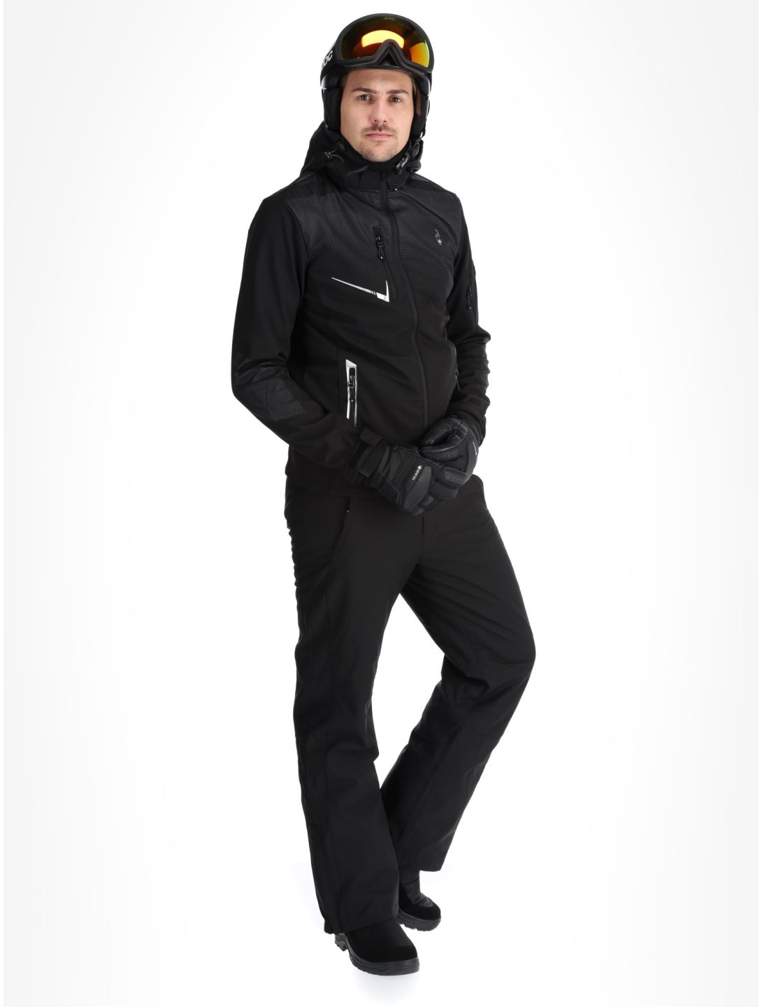 Aulp, Nevim softshell uomo Black Black nero 