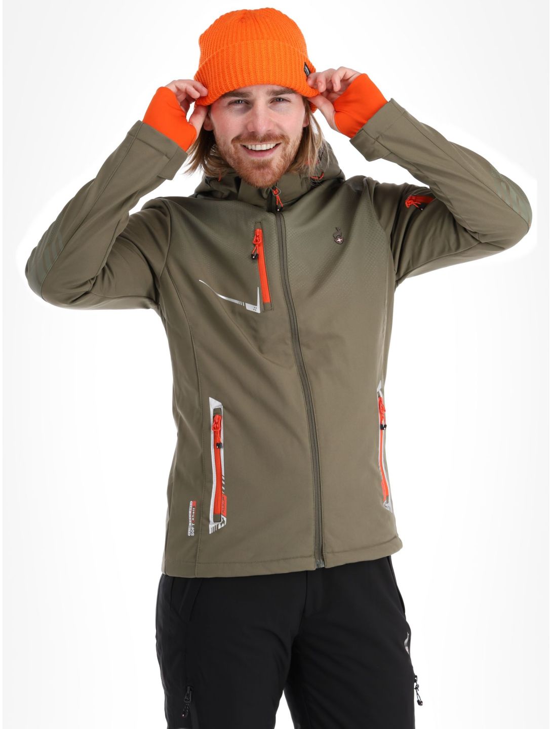 Aulp, Nevim softshell uomo Kaki verde 