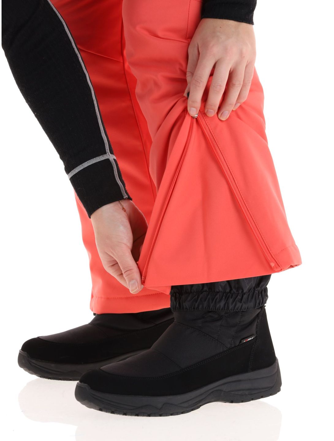 Aulp, Siera pantaloni da sci donna Grenadine rosso 