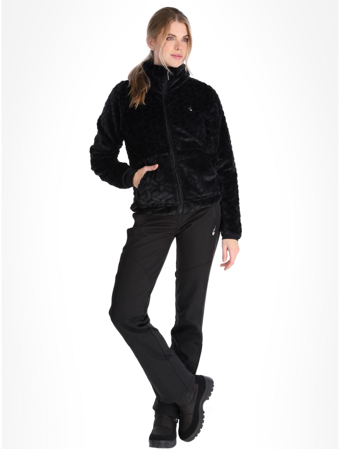 Aulp, Virlo gilet donna Black nero 