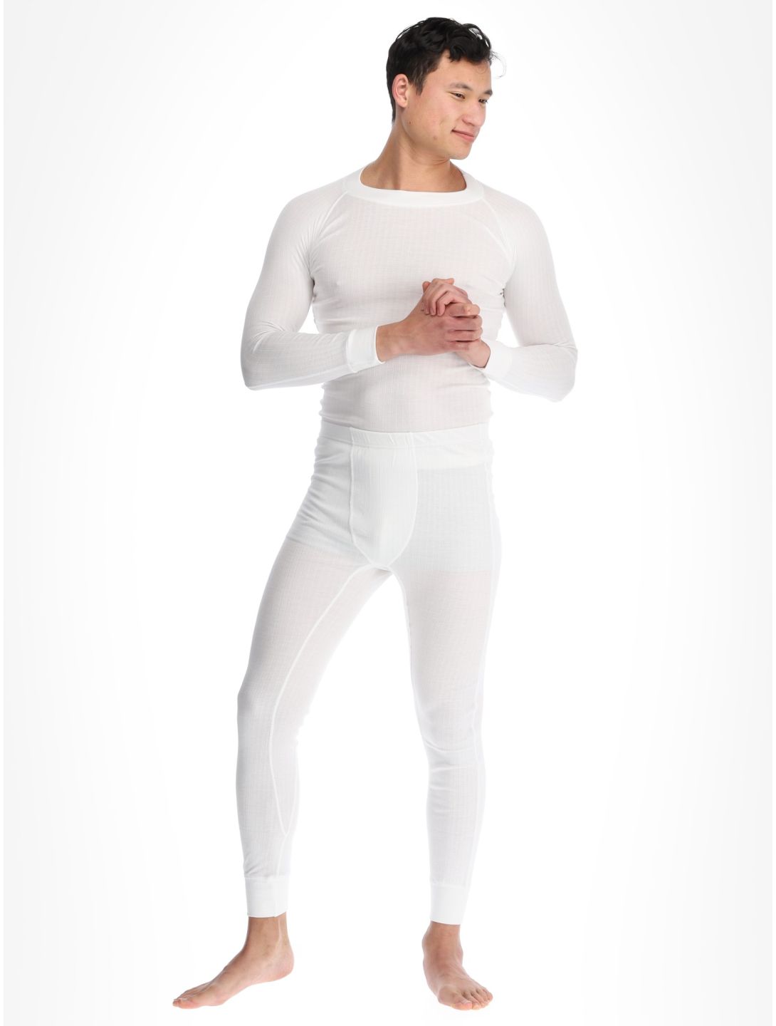 Avento, Thermal Pants 2-pack pantaloni termici 2-pack uomo White bianco 