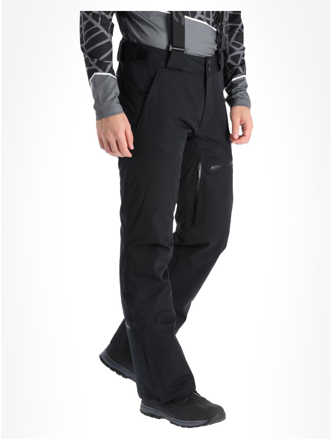 Spyder, Dare pantaloni da sci uomo Black nero 