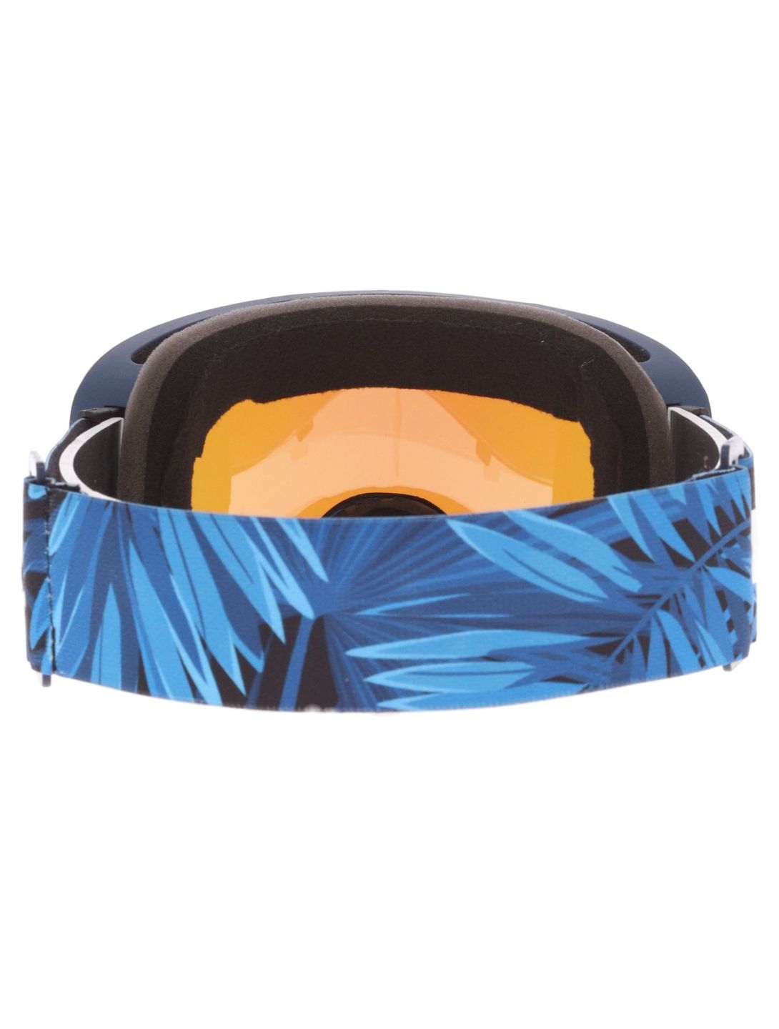 Bliz, Flow mascherina da sci unisex Matte Blue - Brown w Blue Multi blu 