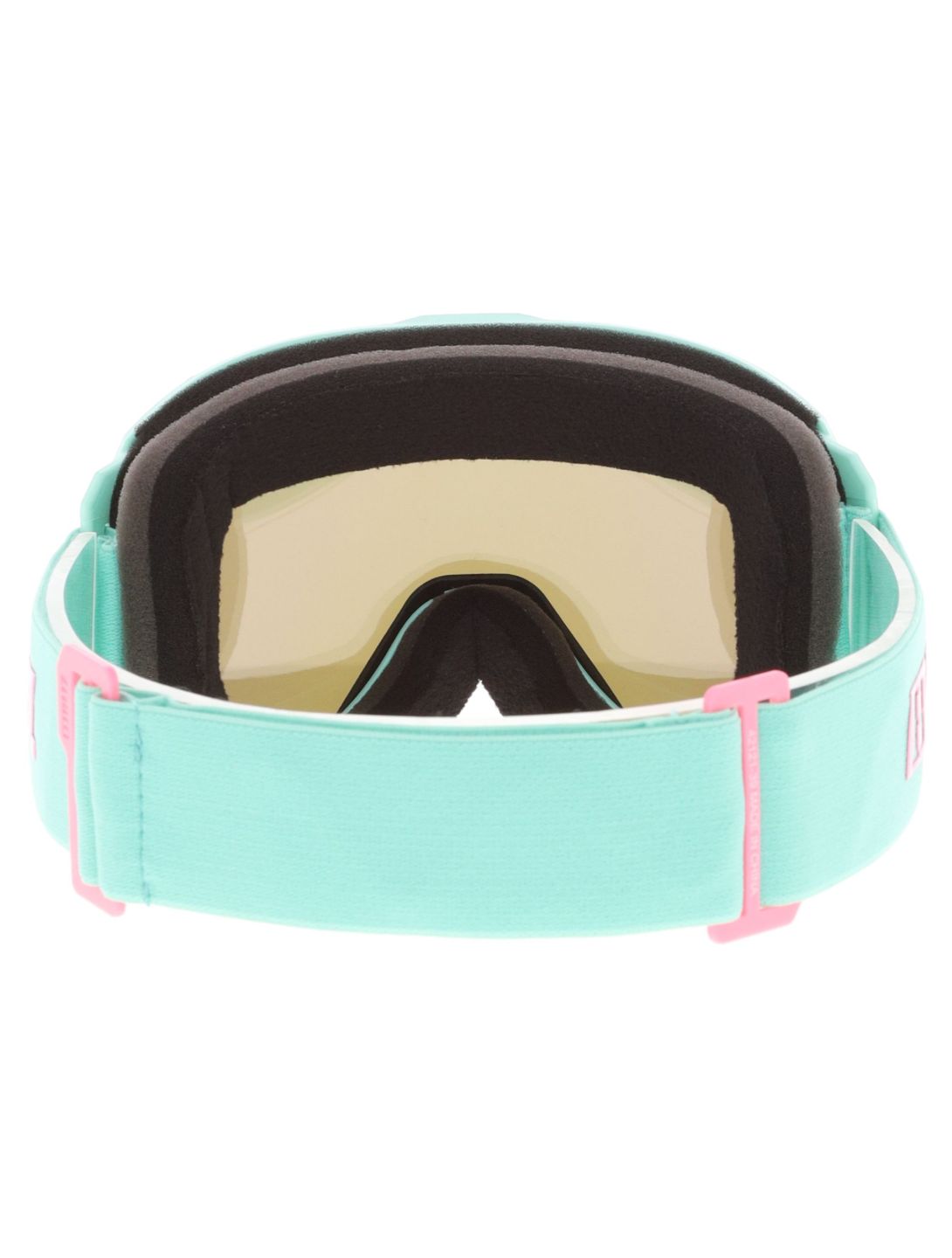 Bliz, Rave mascherina da sci unisex Matte Mint - Brown w Pink Multi verde 