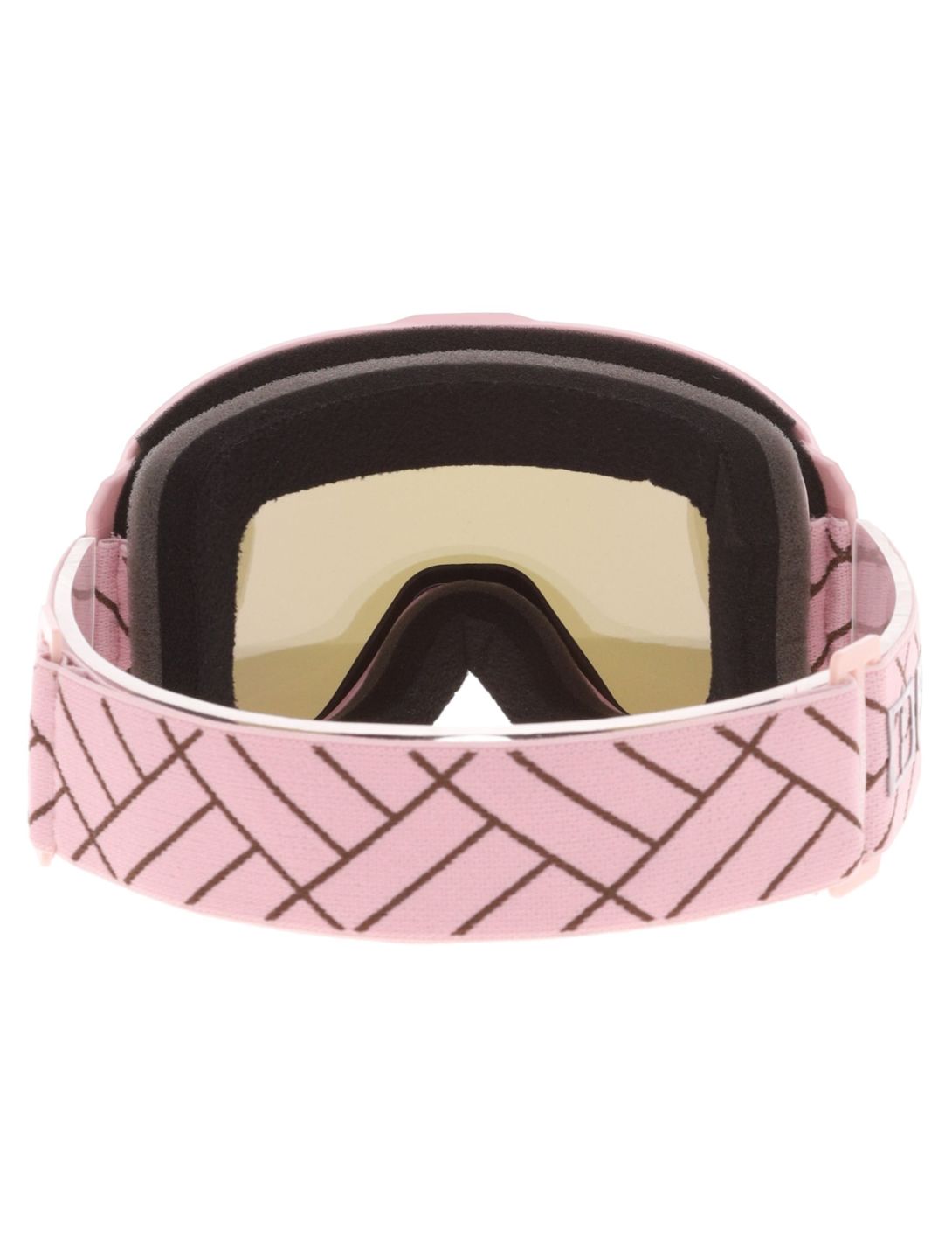 Bliz, Rave mascherina da sci unisex Matte Pink - Brown with Pink Multi rosa 