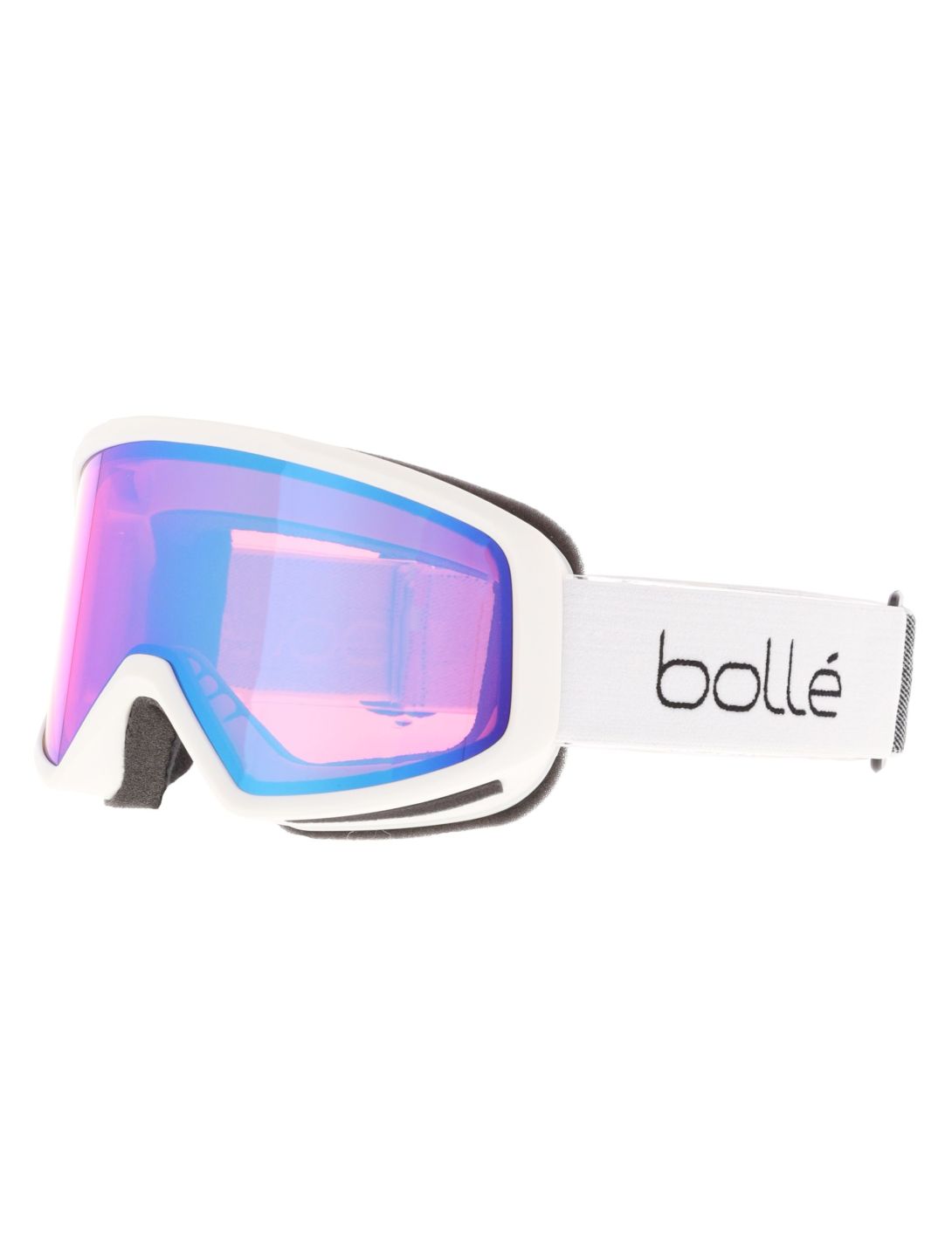 Bollé, Bedrock Plus mascherina da sci unisex White Matte - Azure bianco 