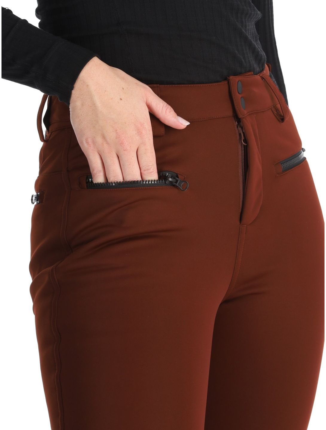 Brunotti, Coldlake pantaloni da sci softshell donna Port rosso 