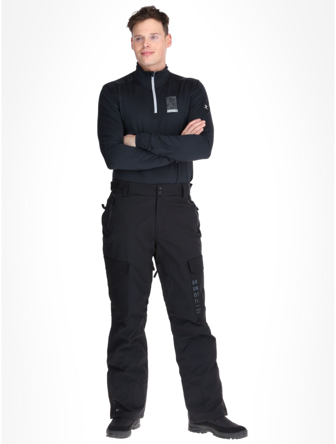 Brunotti, Jamee pantaloni da sci uomo Black nero 