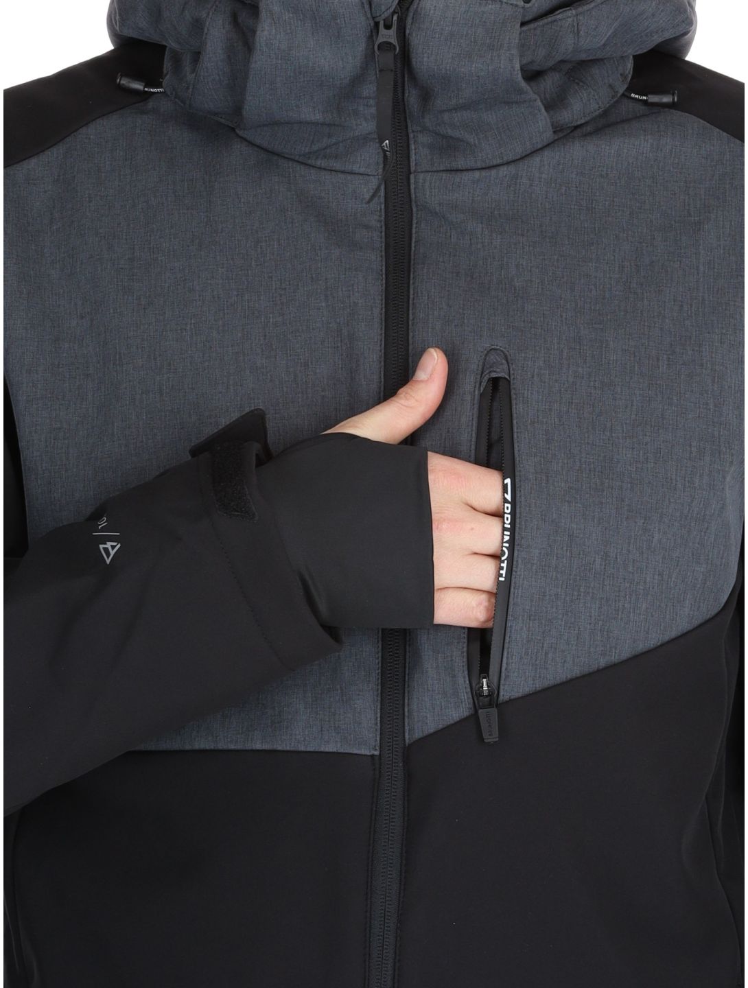 Brunotti, Twinstroke softshell uomo Black nero 