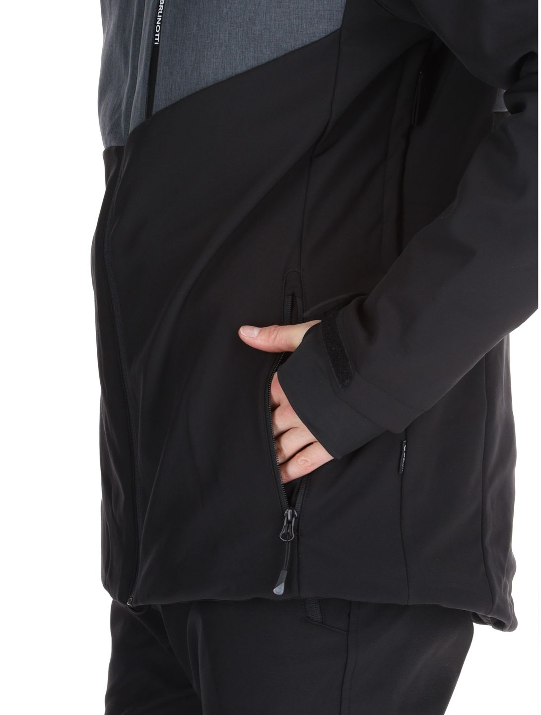 Brunotti, Twinstroke softshell uomo Black nero 