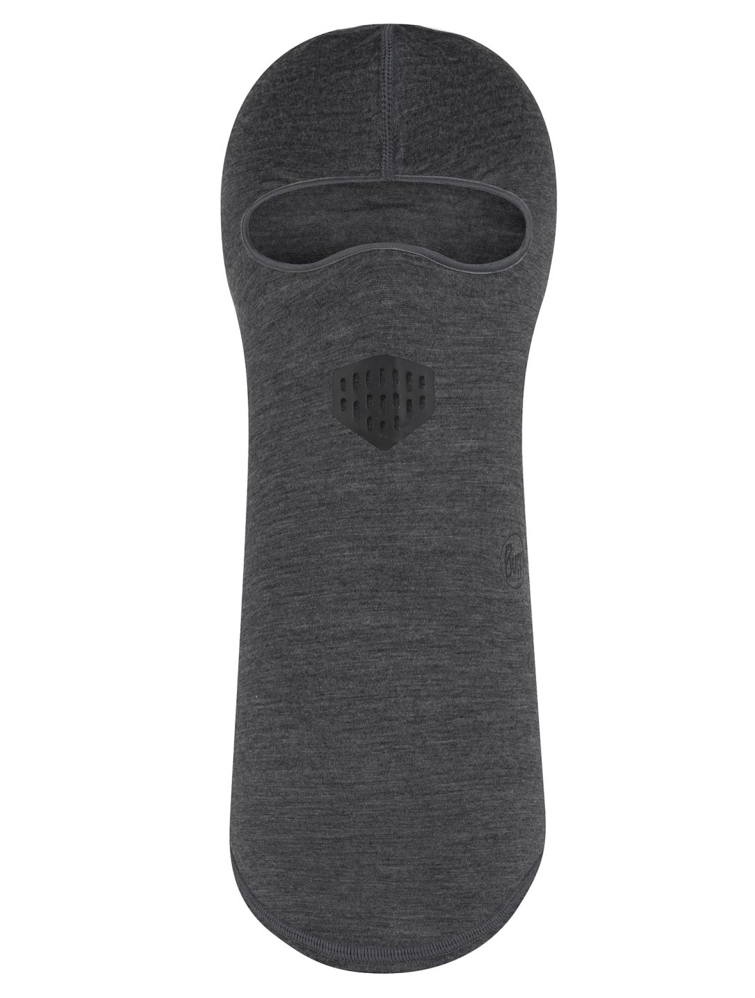 Buff, Merino Lightweight Balaclava maschera da sci unisex Solid Grey grigio 