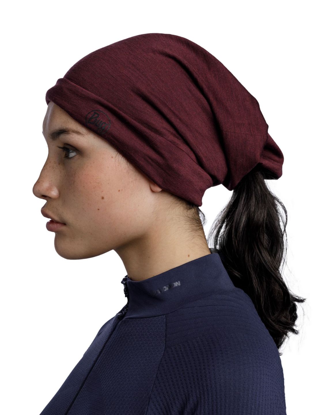 Buff, Merino Lightweight sciaroa unisex Solid Garnet rosso 