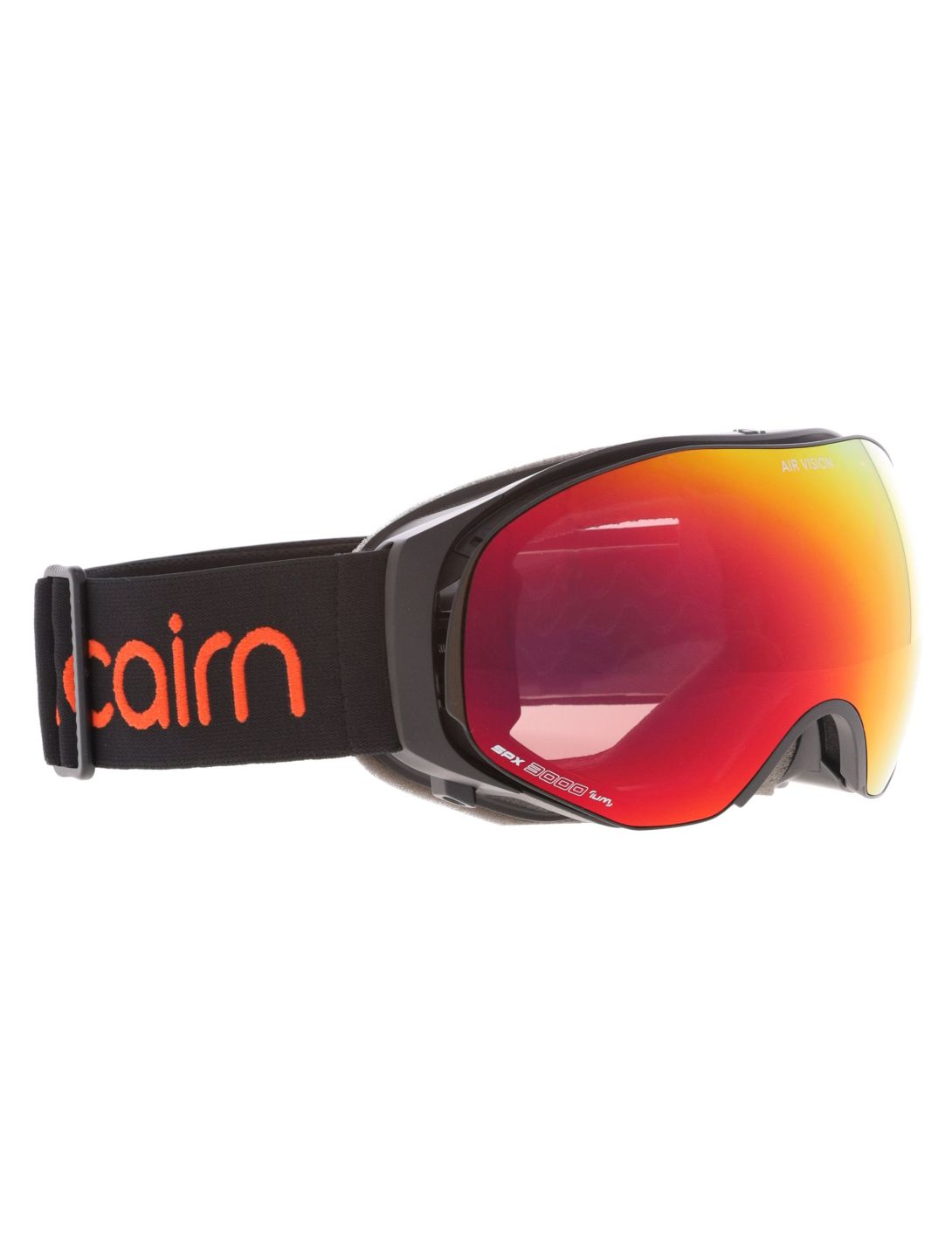 Cairn, Air Vision OTG mascherina da sci unisex Mat Black Orange arancio, nero 