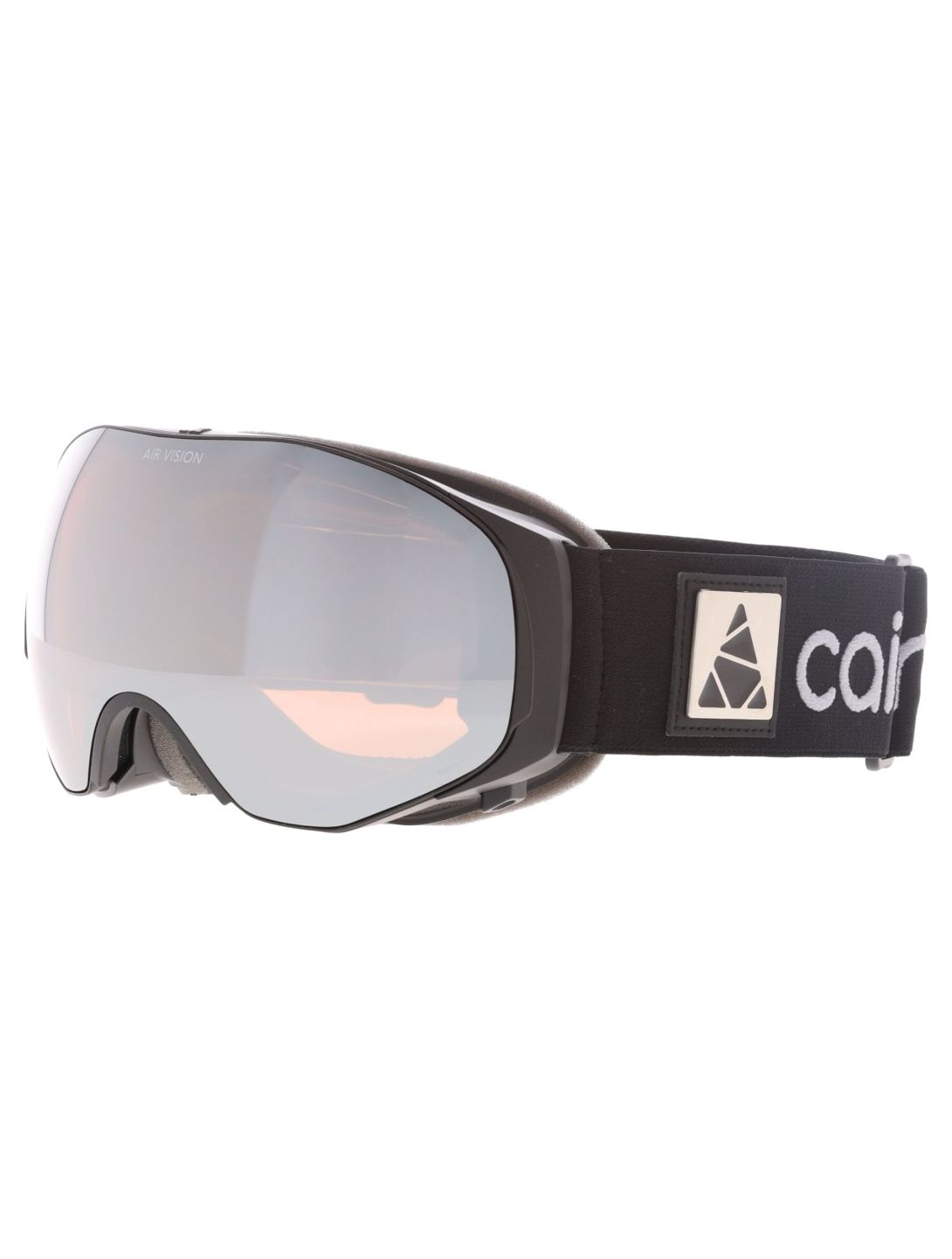 Cairn, Air Vision OTG mascherina da sci unisex Mat Black Silver nero, Zilver 