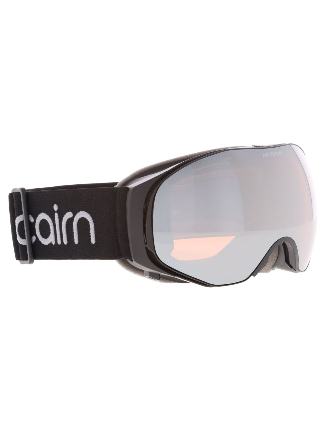 Cairn, Air Vision OTG mascherina da sci unisex Mat Black Silver nero, Zilver 