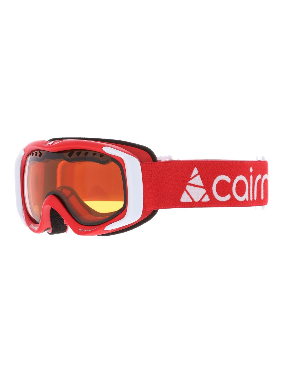 Cairn, Booster Photochromic mascherina da sci bambino Mat Red Mat White bianco, rosso 