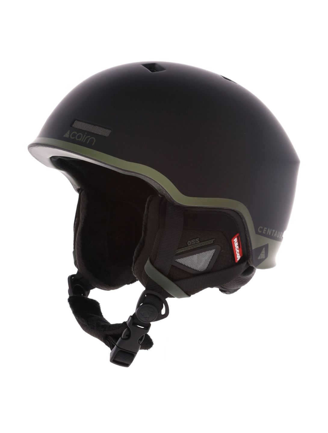 Cairn, Centaure Rescue casco unisex Mat Black Khaki nero, verde 