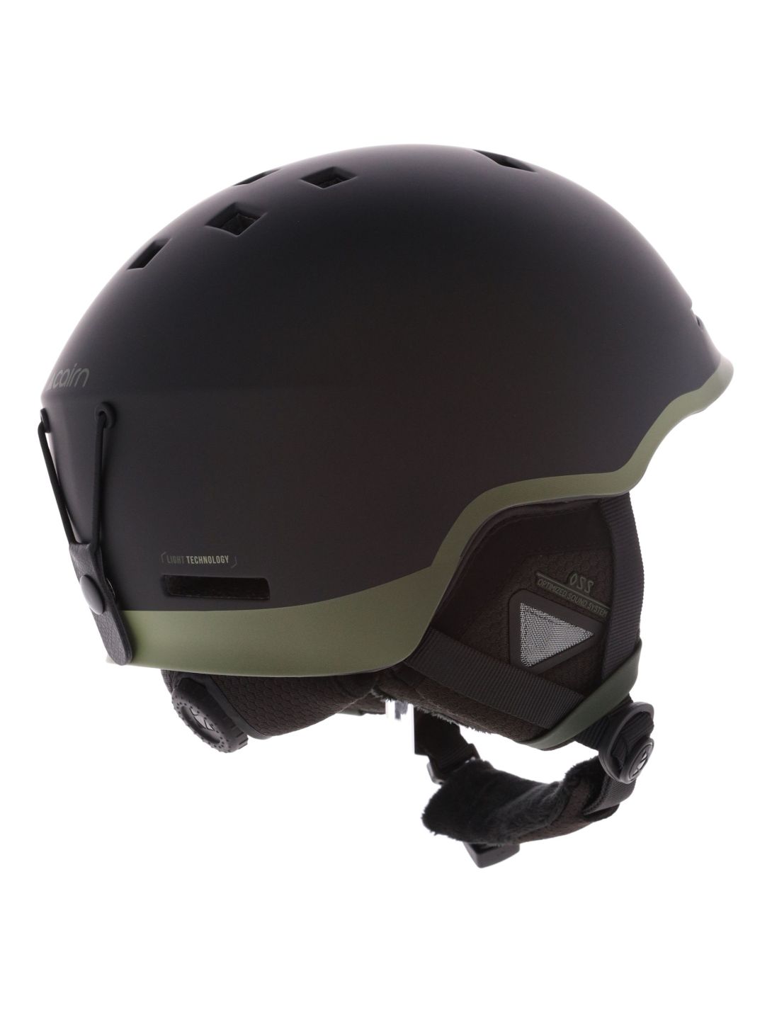 Cairn, Centaure Rescue casco unisex Mat Black Khaki nero, verde 