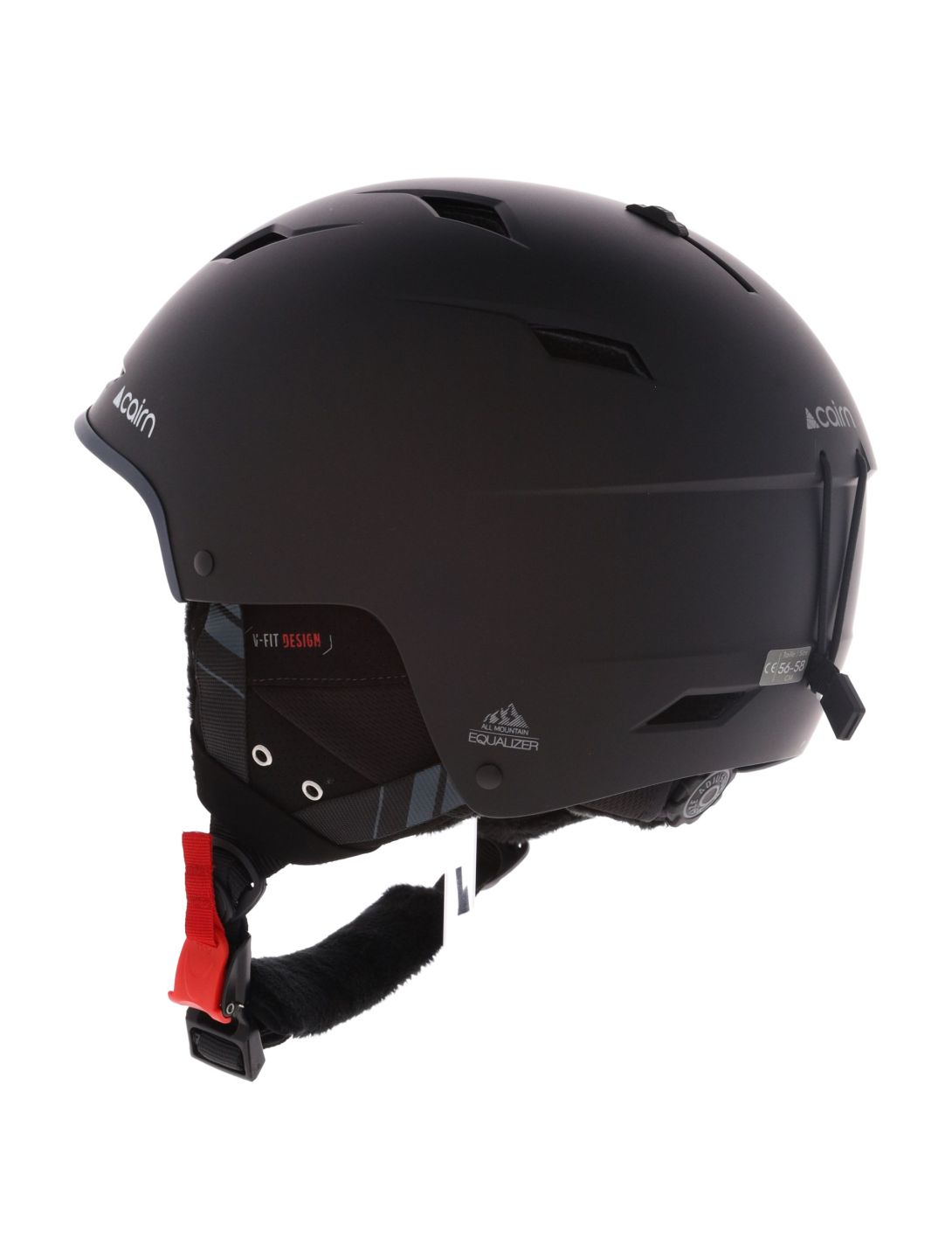 Cairn, Equalizer casco unisex Mat Black nero 