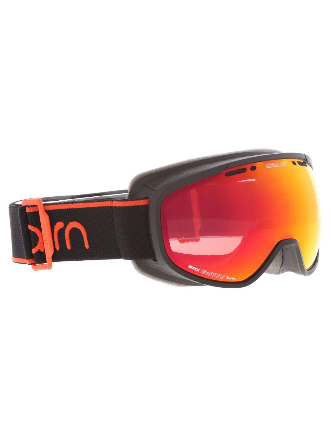 Cairn, Genius OTG mascherina da sci unisex Mat Black Orange arancio, nero 