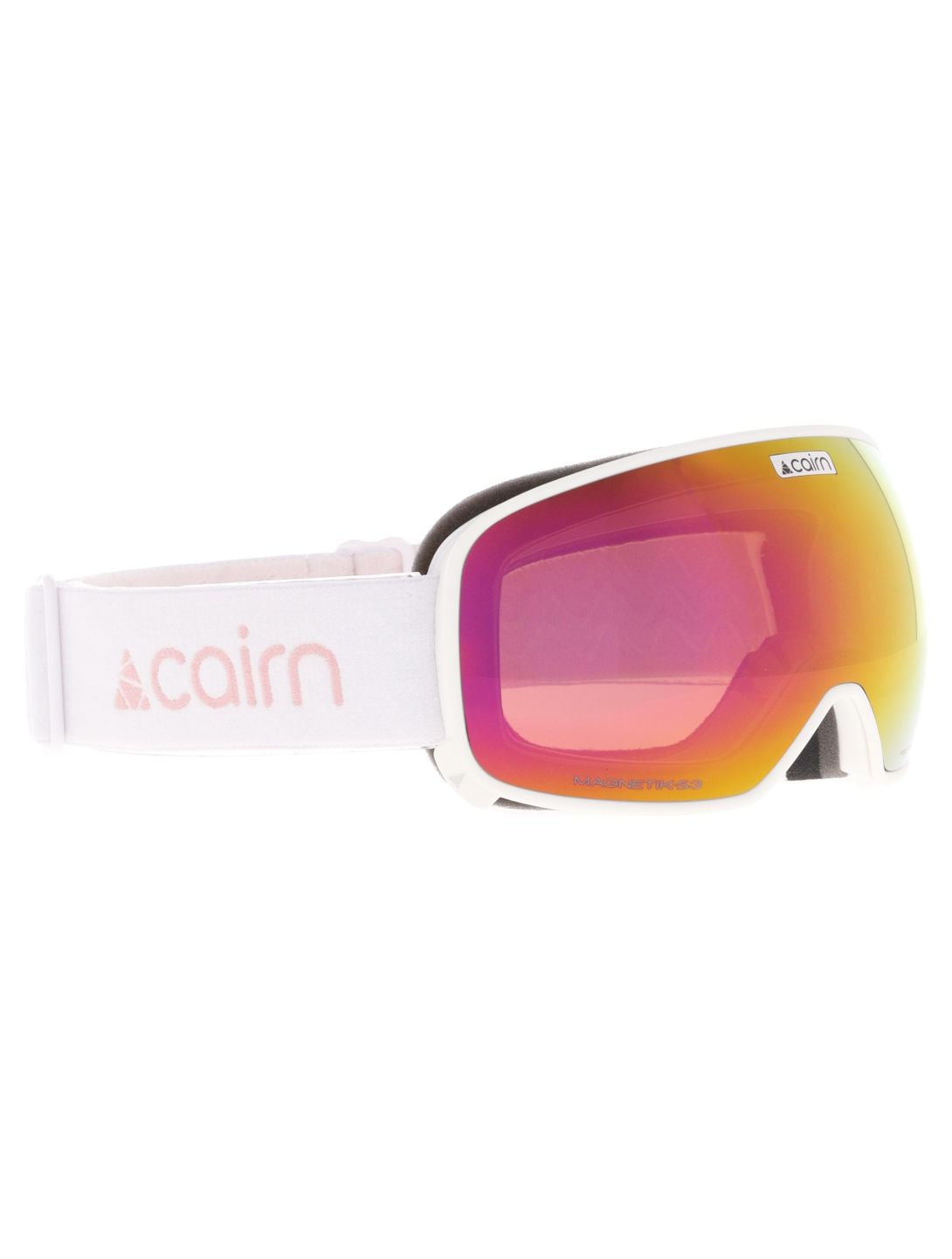 Cairn, Magnetik mascherina da sci lente di ricambio unisex Mat White Dust bianco 