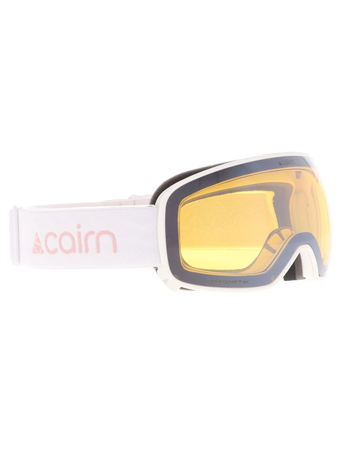 Cairn, Magnetik mascherina da sci lente di ricambio unisex Mat White Dust bianco 