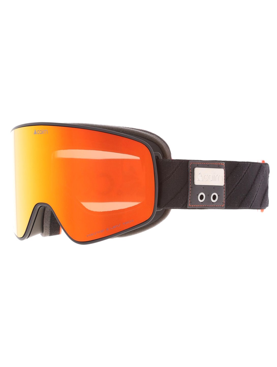 Cairn, Magnitude mascherina da sci lente di ricambio unisex Mat Black Orange arancio, nero 