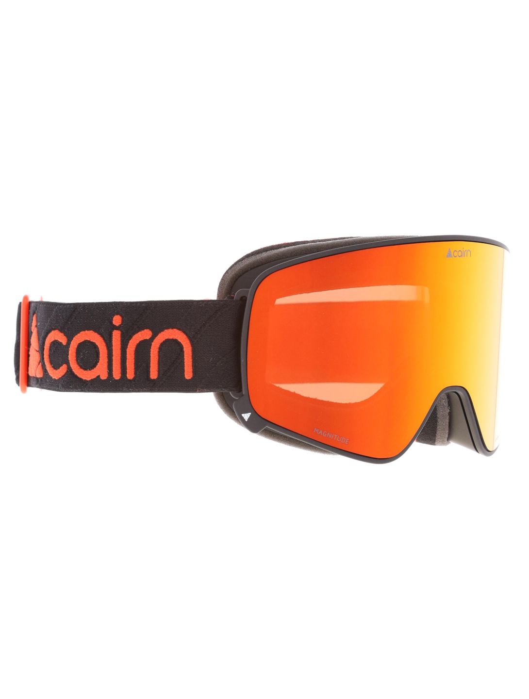 Cairn, Magnitude mascherina da sci lente di ricambio unisex Mat Black Orange arancio, nero 