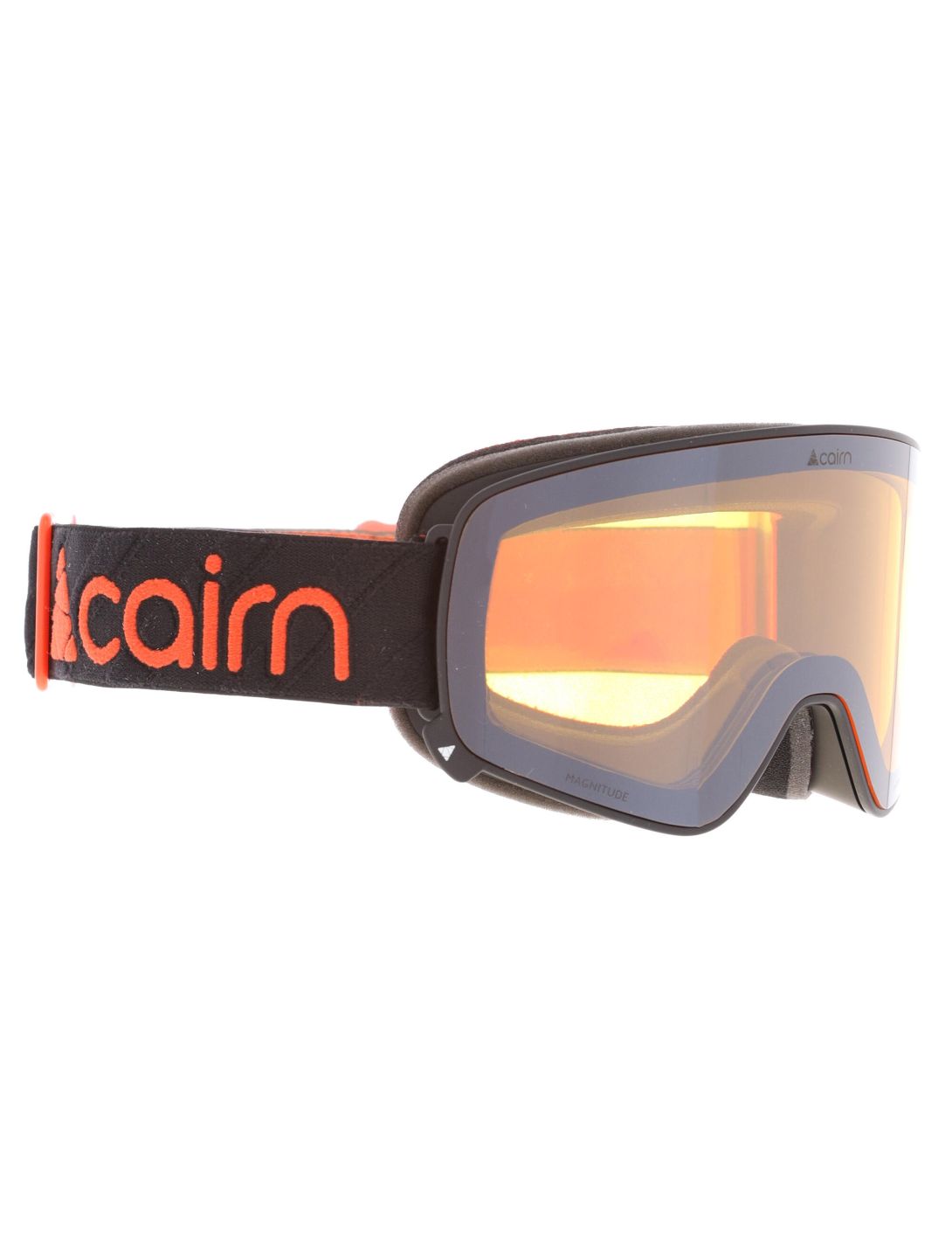 Cairn, Magnitude mascherina da sci lente di ricambio unisex Mat Black Orange arancio, nero 