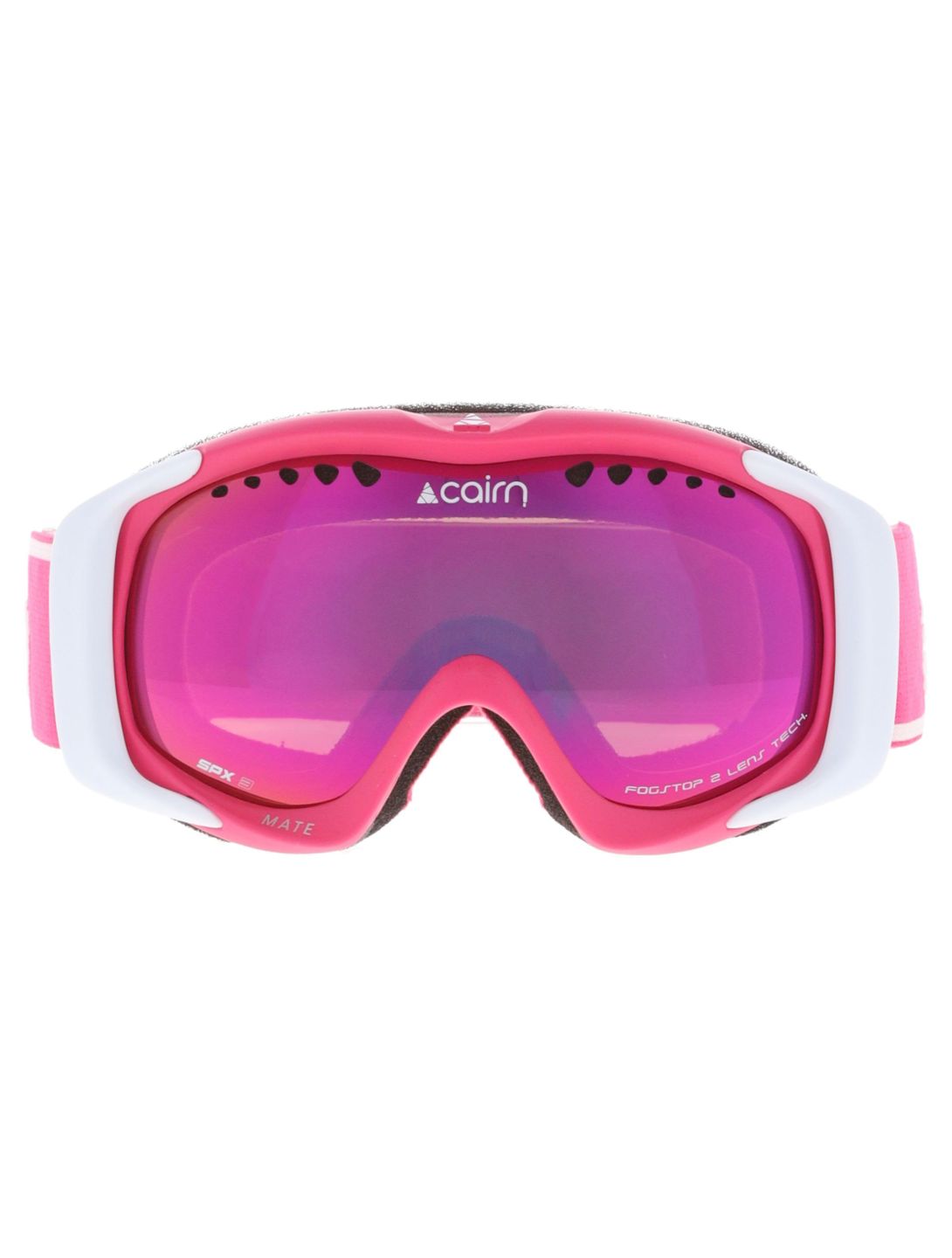 Cairn, Mate mascherina da sci bambino Mat Neon Pink rosa 