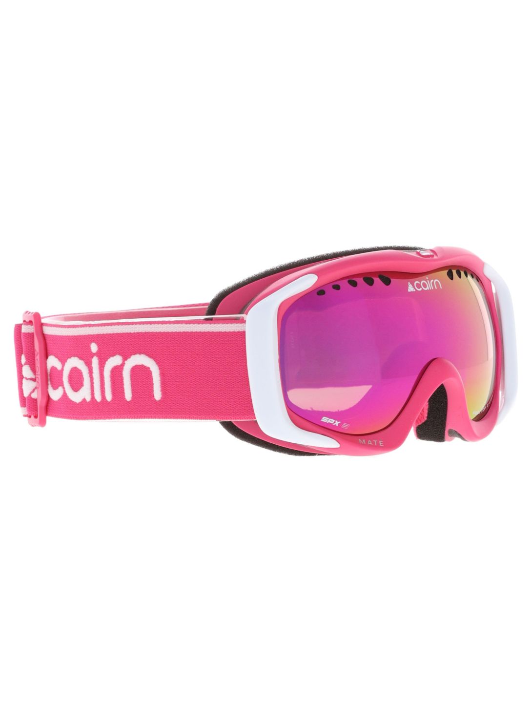 Cairn, Mate mascherina da sci bambino Mat Neon Pink rosa 