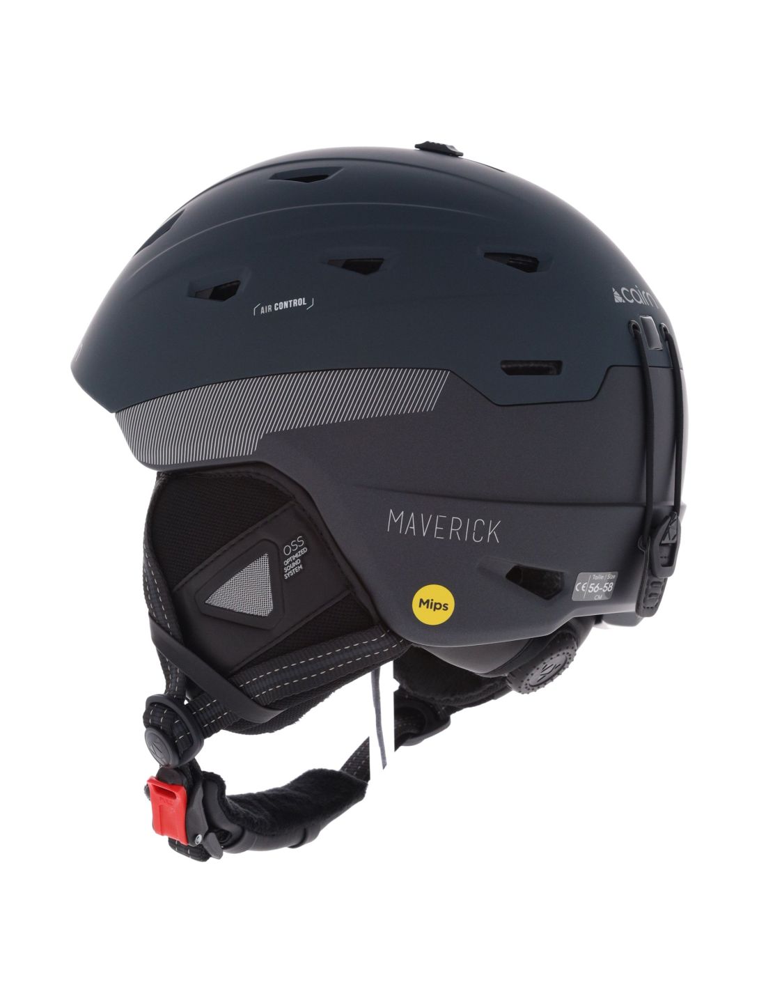 Cairn, Maverick Mips casco unisex Mat Metallic Graphite Blue blu 