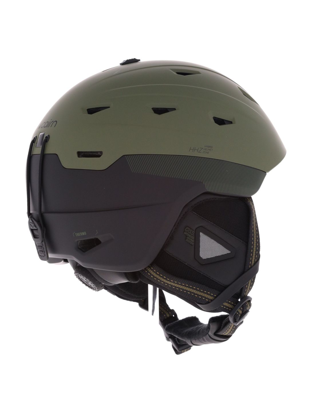 Cairn, Maverick Mips casco unisex Mat Metallic Lichen Black verde 