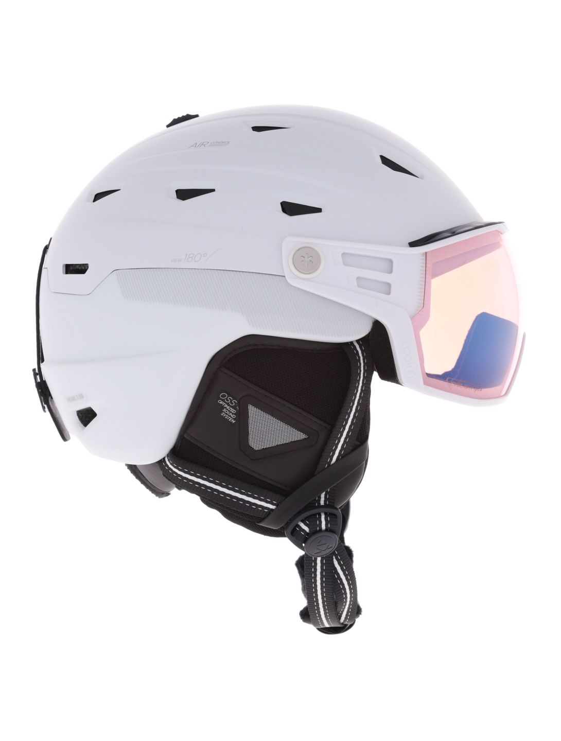 Cairn, Maverick Visor Evolight Nxt caschetto con visiera unisex White bianco 