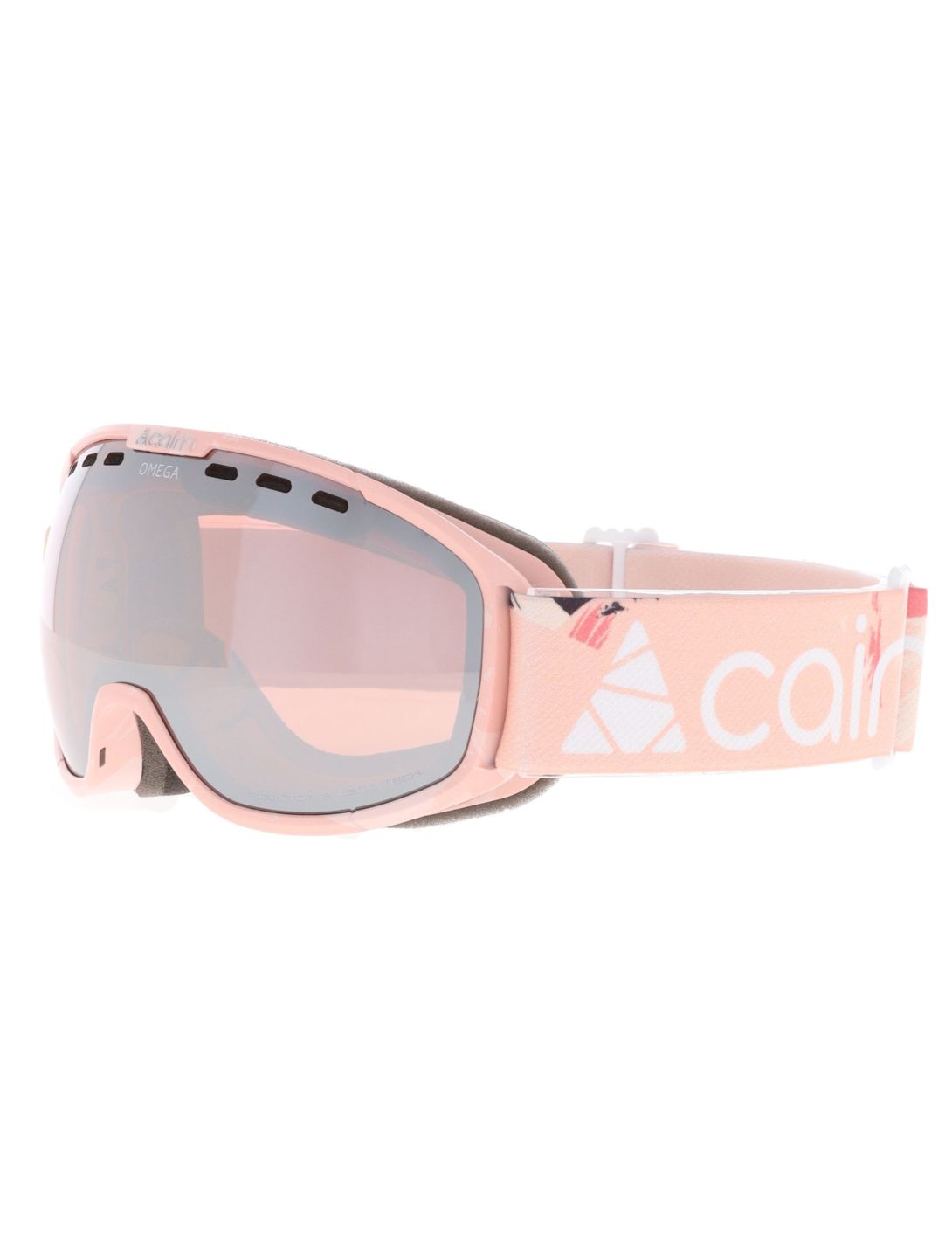 Cairn, Omega mascherina da sci unisex Powder Pink Fragment rosa 