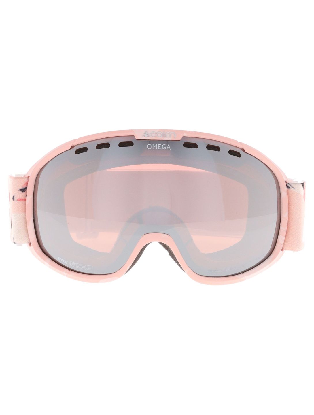 Cairn, Omega mascherina da sci unisex Powder Pink Fragment rosa 