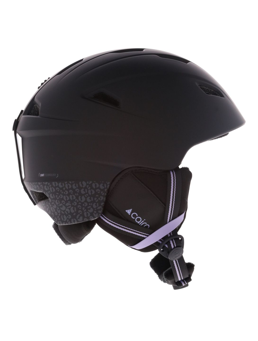 Cairn, Profil casco unisex Mat Black Leopard nero, viola 