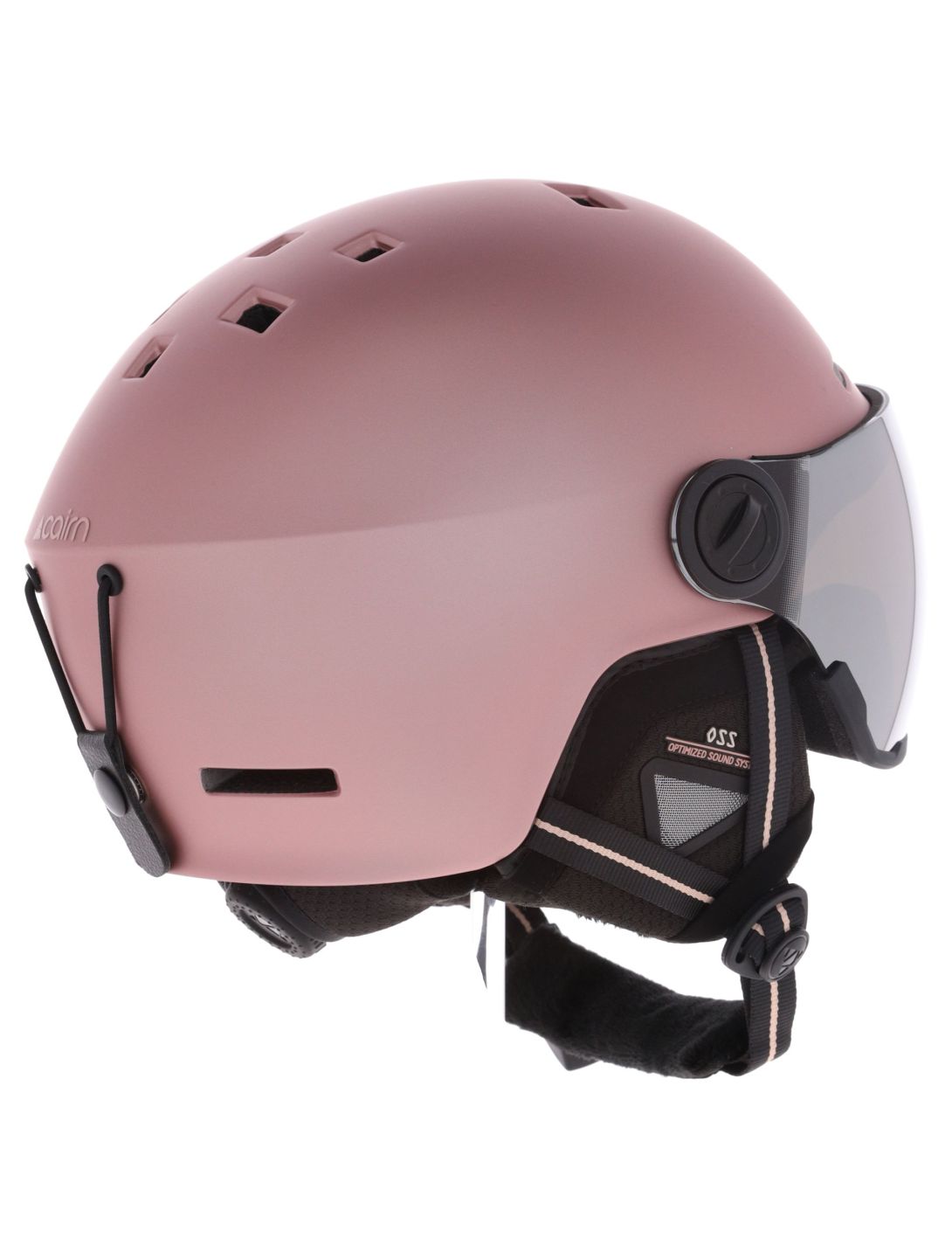 Cairn, Reflex Visor caschetto con visiera unisex Mat Metallic Dust rosa 