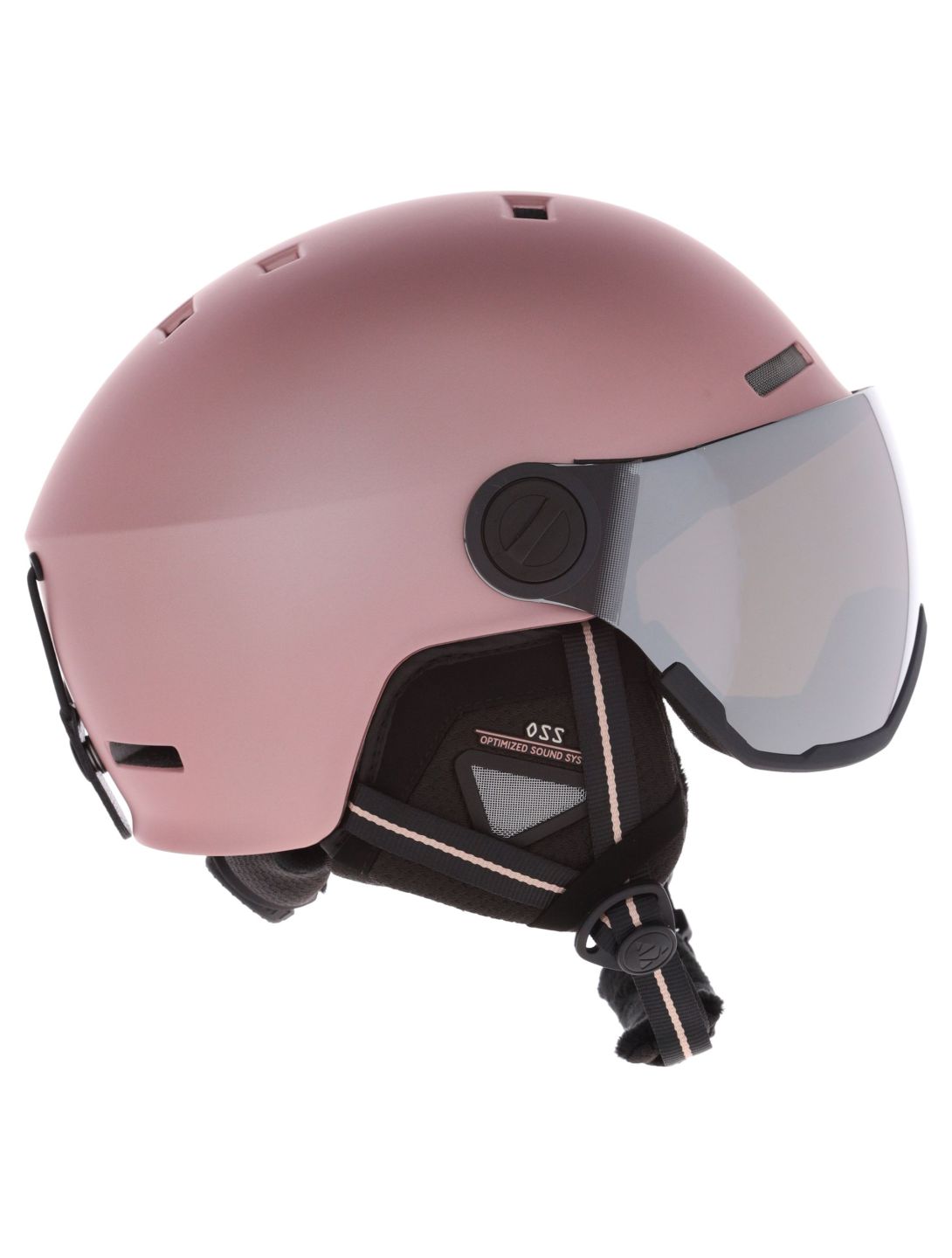 Cairn, Reflex Visor caschetto con visiera unisex Mat Metallic Dust rosa 