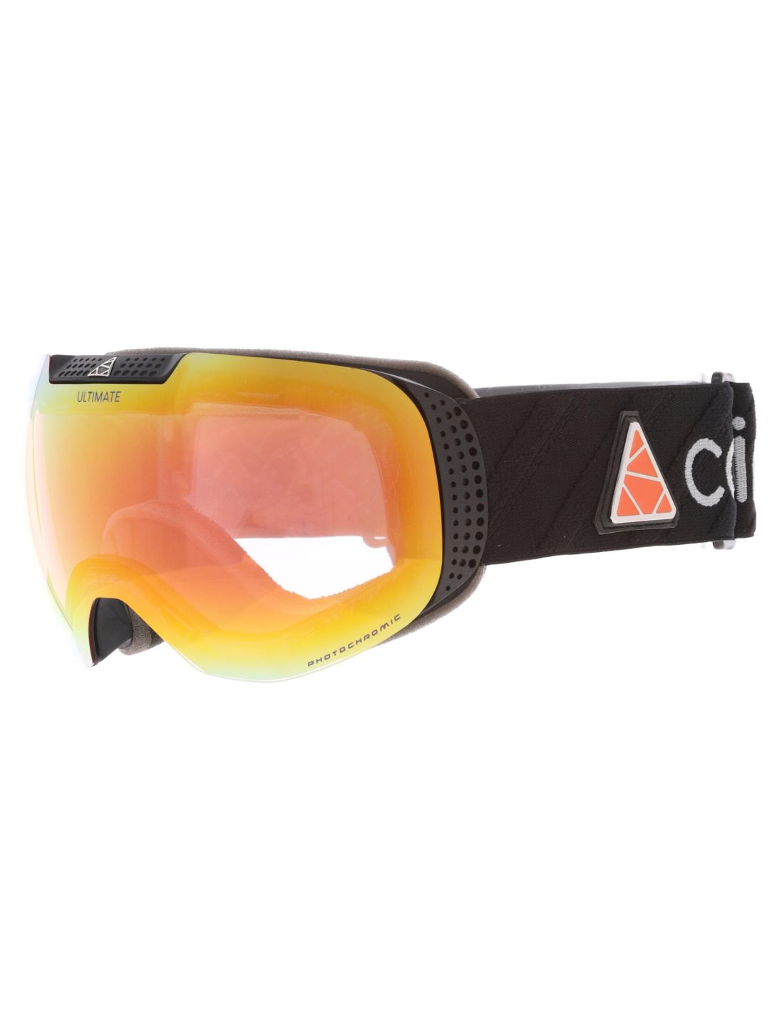 Cairn, Ultimate Evolight Nxt 1.3 mascherina da sci unisex Mat Black Orange arancio, nero 