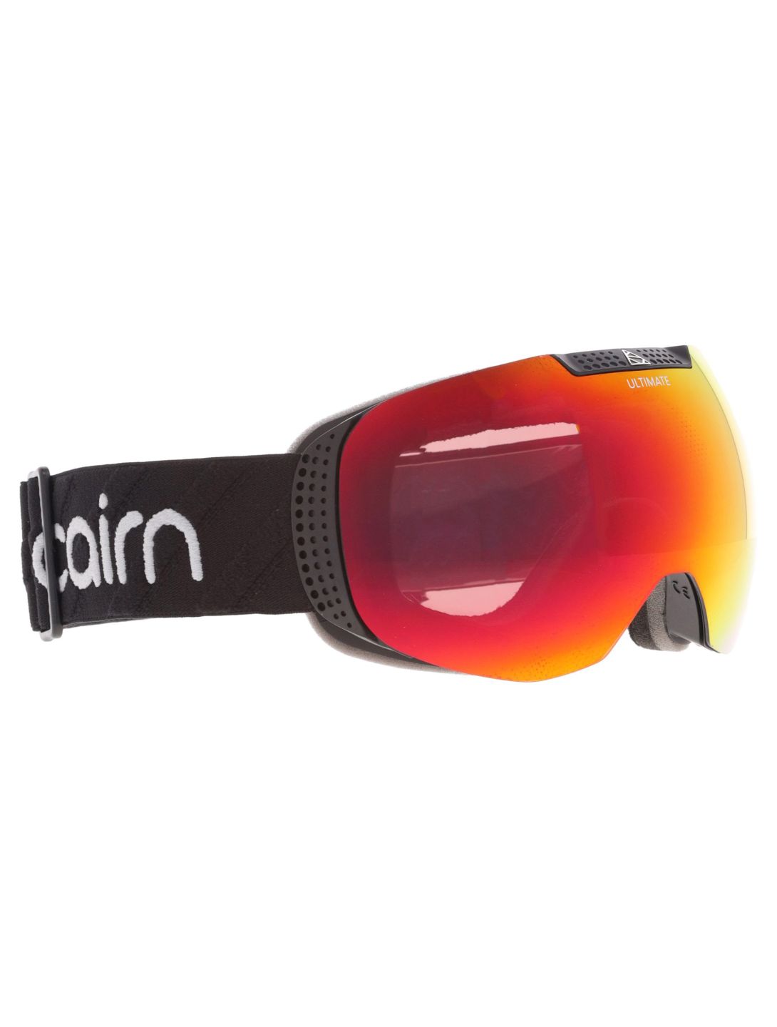 Cairn, Ultimate mascherina da sci unisex Mat Black Orange arancio, nero 