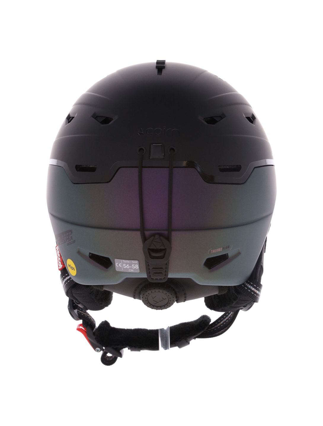 Cairn, Xplorer Rescue MIPS casco unisex Mat Black Cameleon multicolorato, nero 