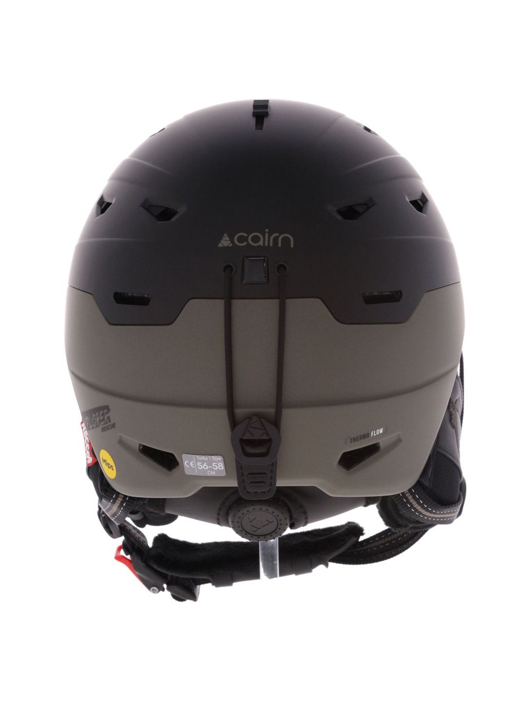 Cairn, Xplorer Rescue MIPS casco unisex Mat Black Forest nero, verde 