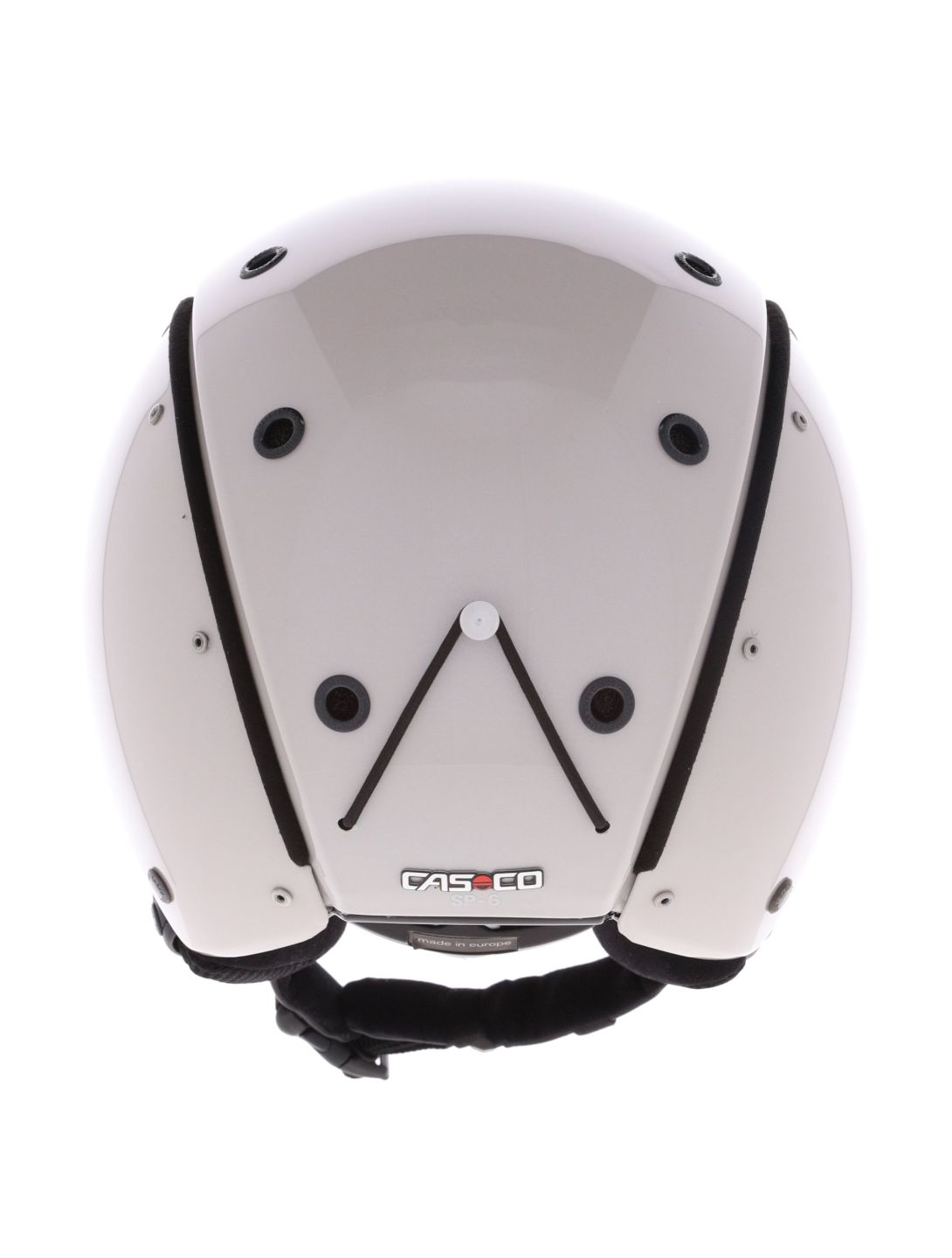 Casco, SP-6 caschetto con visiera unisex Ivory White bianco 