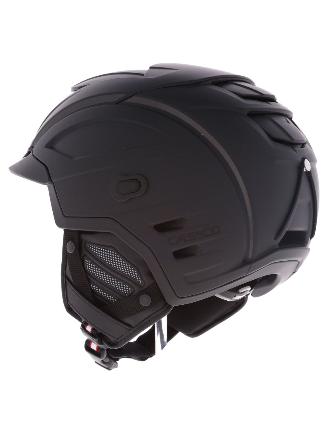 Casco, SP-6 caschetto con visiera unisex Raven Black nero 