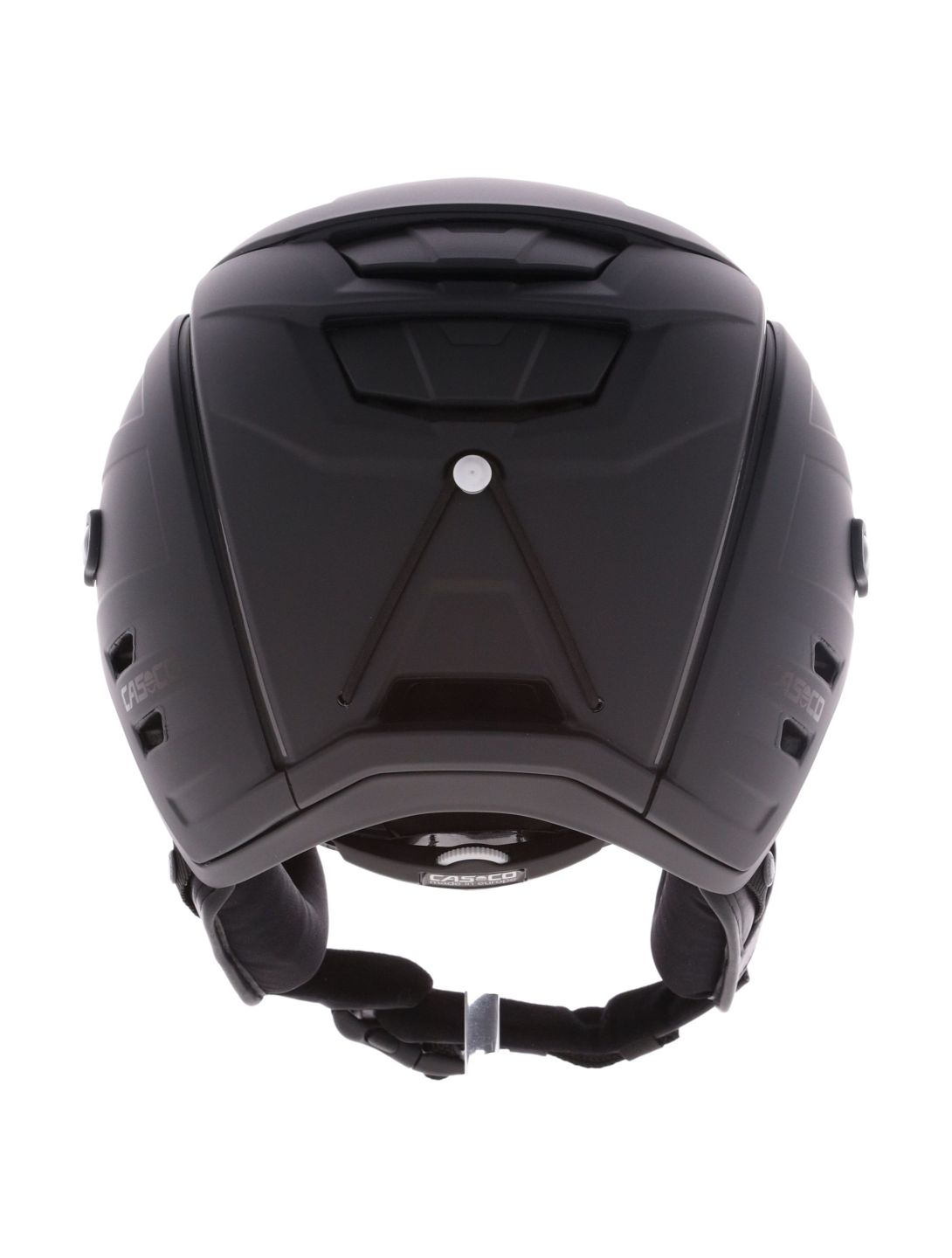 Casco, SP-6 caschetto con visiera unisex Raven Black nero 