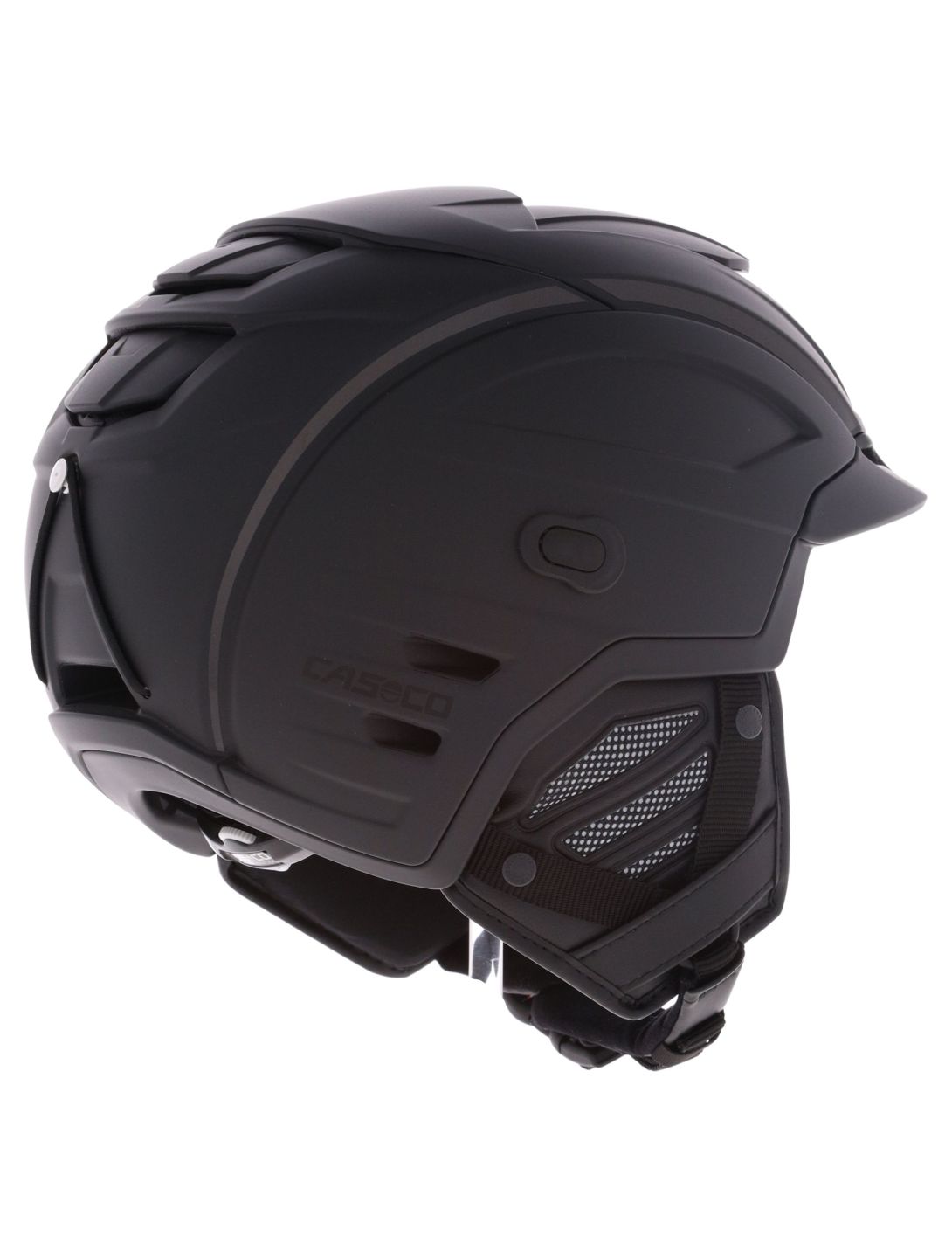 Casco, SP-6 caschetto con visiera unisex Raven Black nero 