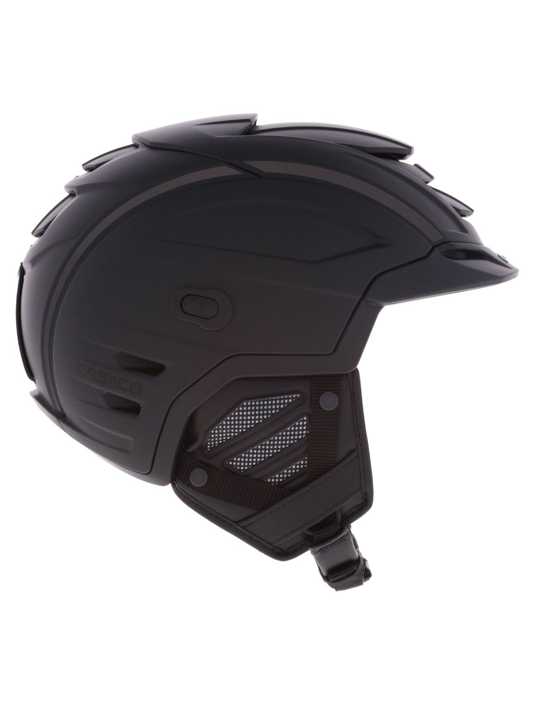 Casco, SP-6 caschetto con visiera unisex Raven Black nero 