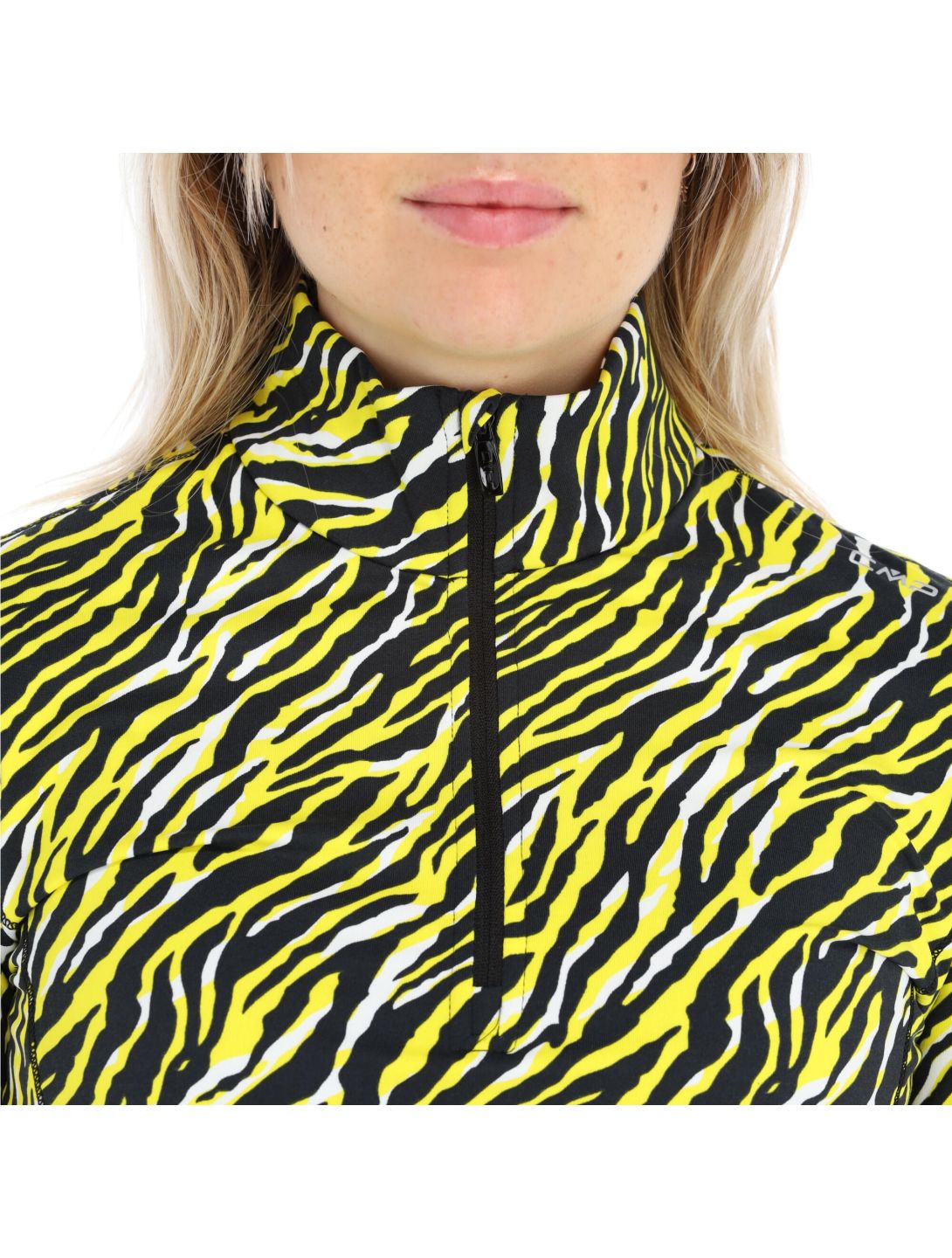 CMP, 30L1306 maglione donna nero/giallo